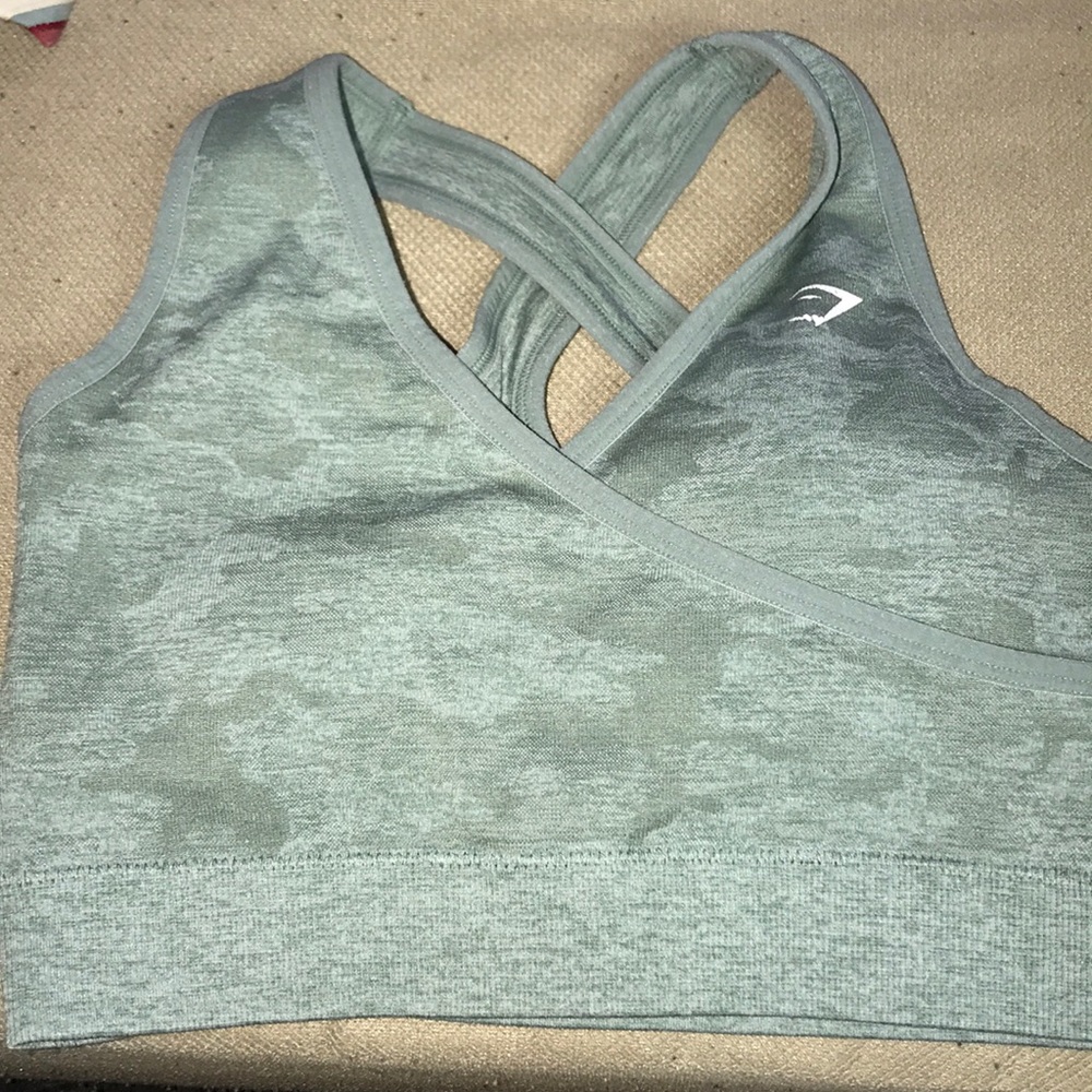 Green Gymshark Sport Bra